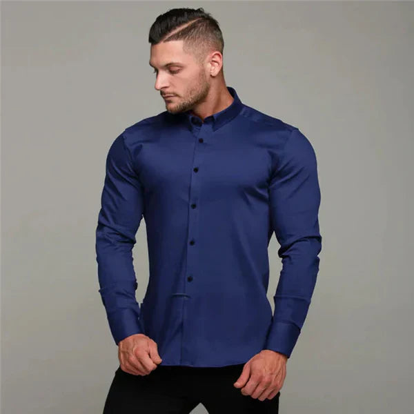 Camisa UltraTech sin Arrugas y con Stretch