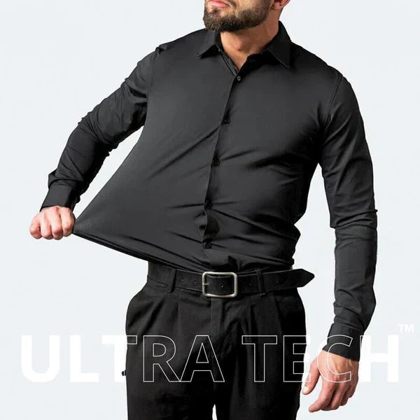 Camisa UltraTech sin Arrugas y con Stretch