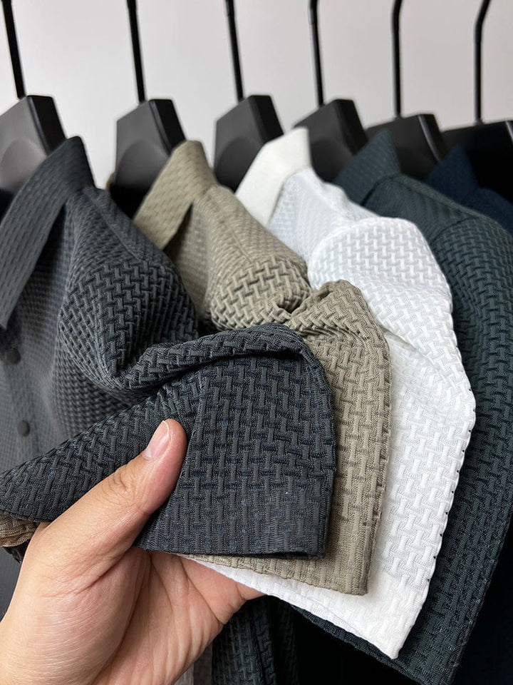 Camisa Polo de Textura Cómoda y Elástica